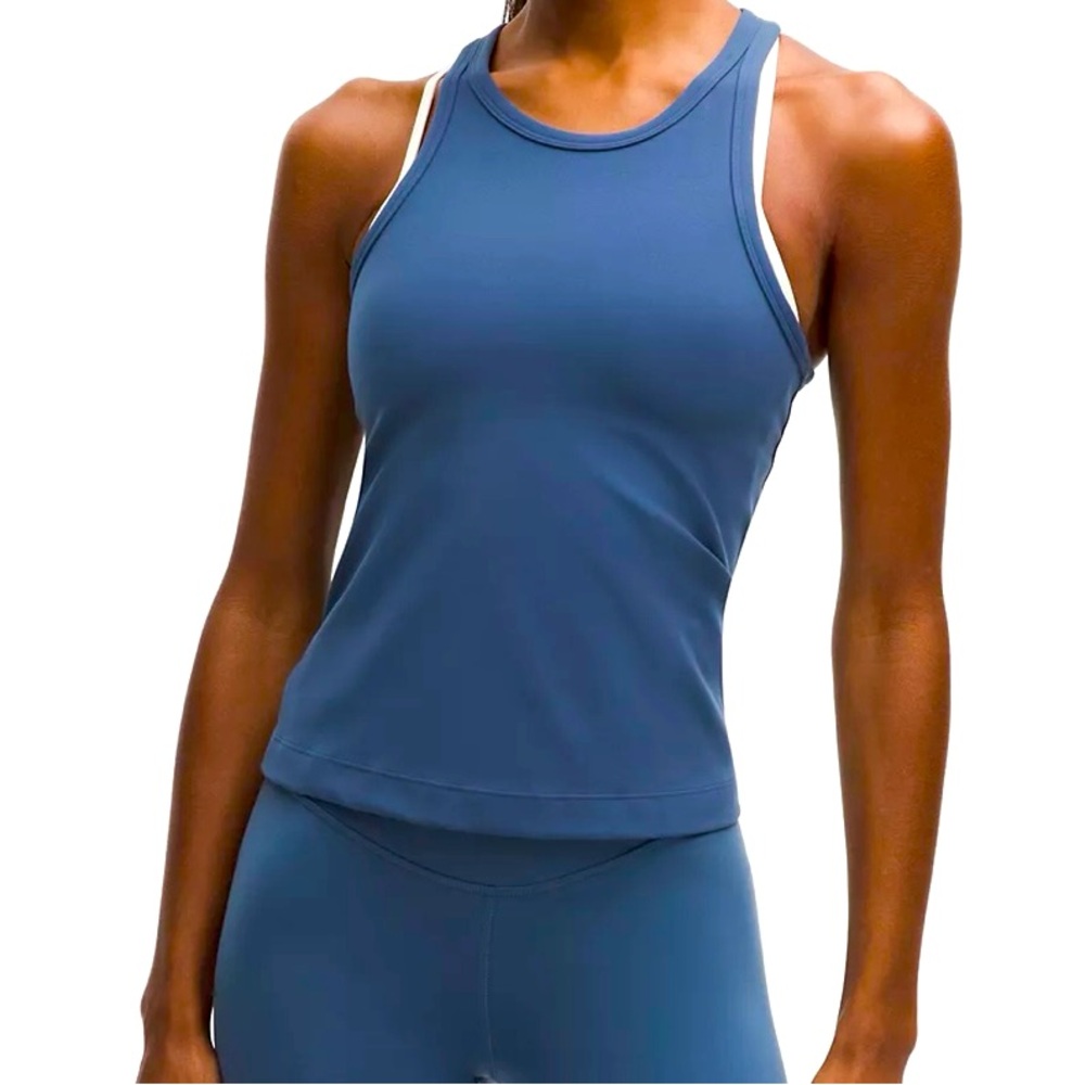 Blue Athletic Tank Top